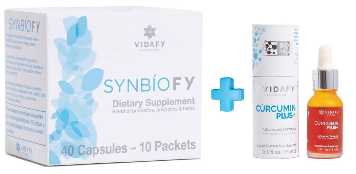 Curcumin & SYNBIOFY - VIDAFY Kombipaket