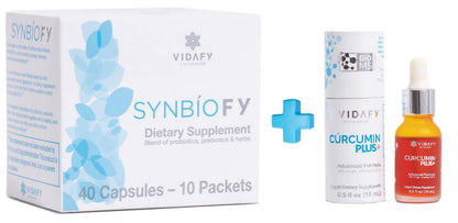 Curcumin & SYNBIOFY - VIDAFY Kombipaket