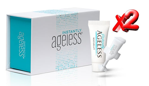 2x25 Stück Instantly Ageless™ - Jetzt mit 2× GRATIS-Proben Moisture Lift Tagescreme