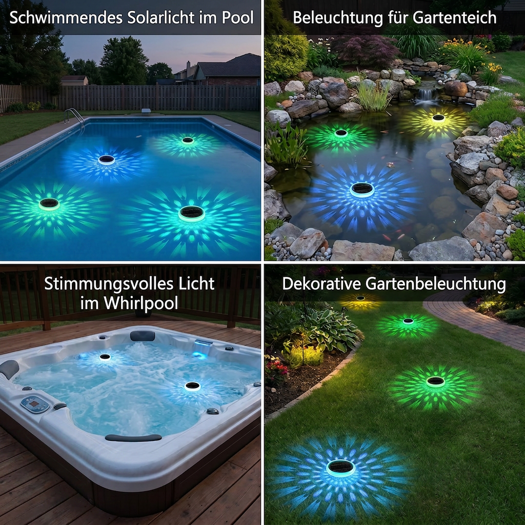 SolarGlow LED Pool Licht sfeer