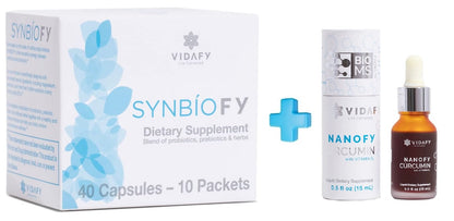 Curcumin & SYNBIOFY - VIDAFY Kombipaket