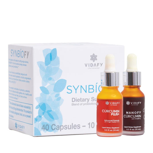 Curcumin & SYNBIOFY - VIDAFY Kombipaket